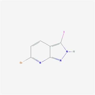 6-Bromo-3-iodo-1H-pyrazolo[3,4-b]pyridine