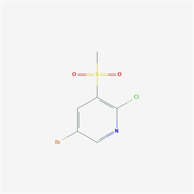 5-Bromo-2-chloro-3-(methylsulfonyl)pyridine