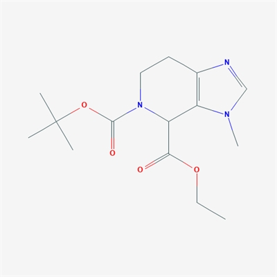 5-tert-Butyl 4-ethyl 3-methyl-6,7-dihydro-3H-imidazo[4,5-c]pyridine-4,5(4H)-dicarboxylate