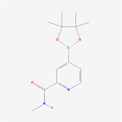 N-Methyl-4-(4,4,5,5-tetramethyl-1,3,2-dioxaborolan-2-yl)pyridine-2-carboxamide