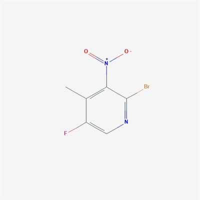 2-Bromo-5-fluoro-4-methyl-3-nitropyridine