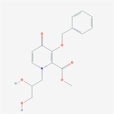 Methyl 3-(benzyloxy)-1-(2,3-dihydroxypropyl)-4-oxo-1,4-dihydropyridine-2-carboxylate