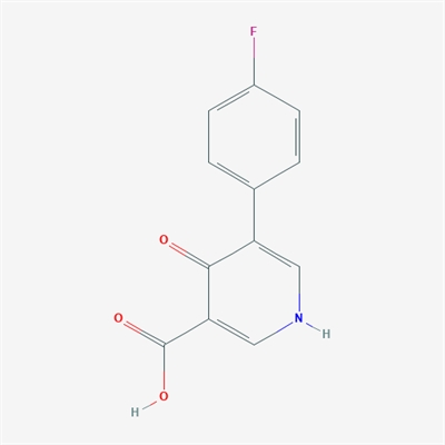 5-(4-Fluorophenyl)-4-oxo-1,4-dihydropyridine-3-carboxylic acid