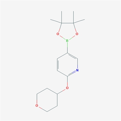 2-(Tetrahydropyran-4-yloxy)-5-(4,4,5,5-tetramethyl-[1,3,2]dioxaborolan-2-yl)pyridine