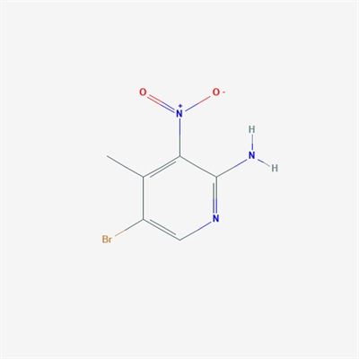 2-Amino-5-bromo-4-methyl-3-nitropyridine