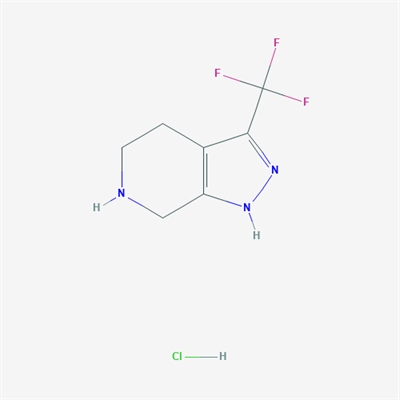 3-(Trifluoromethyl)-4,5,6,7-tetrahydro-1H-pyrazolo[3,4-c]pyridine hydrochloride