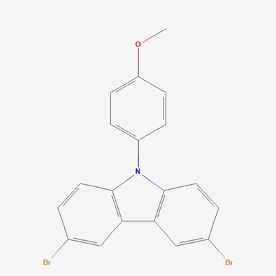 "3,6-dibromo-9-(4-methoxyphenyl)carbazole"