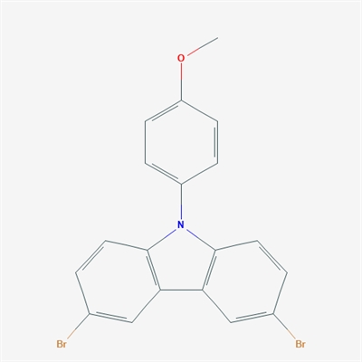 "3,6-dibromo-9-(4-methoxyphenyl)carbazole"