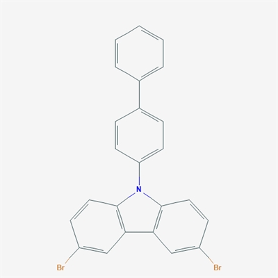 9-([1,1'-biphenyl]-4-yl)-3,6-dibromo-9H-carbazole 