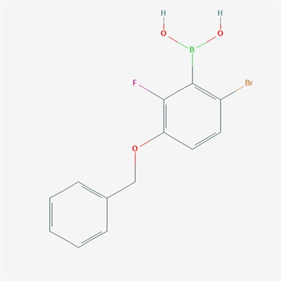 3-Benzyloxy-6-bromo-2-fluorophenylboronic acid