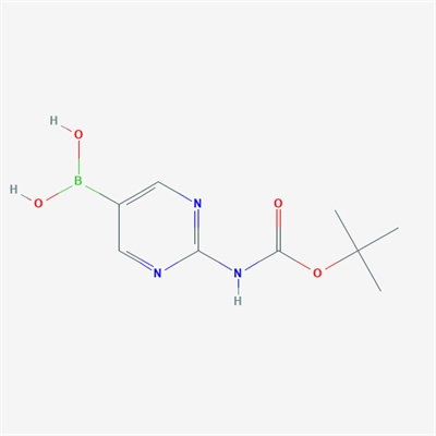 (2-((tert-Butoxycarbonyl)amino)pyrimidin-5-yl)boronic acid