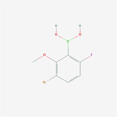 (3-Bromo-6-fluoro-2-methoxyphenyl)boronic acid