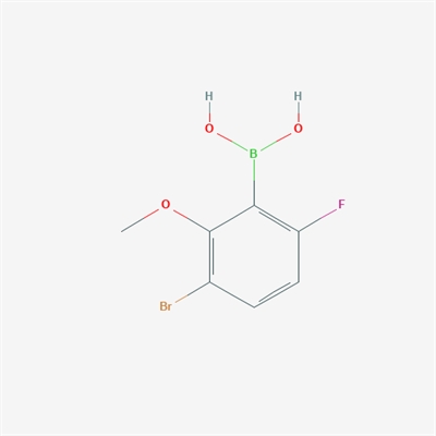 (3-Bromo-6-fluoro-2-methoxyphenyl)boronic acid