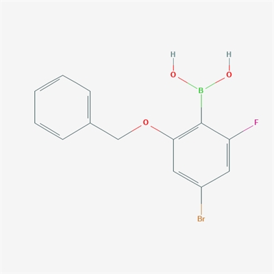 (2-(Benzyloxy)-4-bromo-6-fluorophenyl)boronic acid