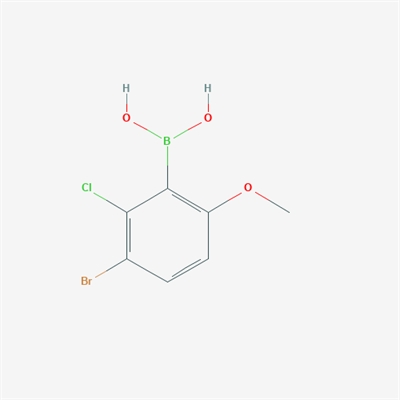 (3-Bromo-2-chloro-6-methoxyphenyl)boronic acid