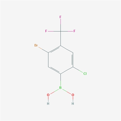 (5-Bromo-2-chloro-4-(trifluoromethyl)phenyl)boronic acid