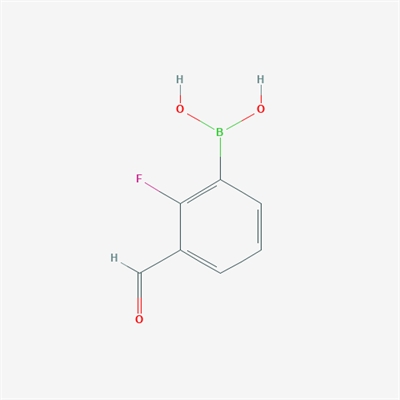 (2-Fluoro-3-formylphenyl)boronic acid