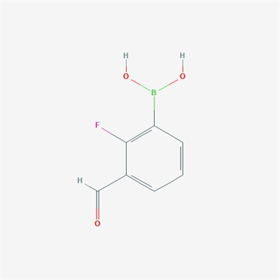 (2-Fluoro-3-formylphenyl)boronic acid