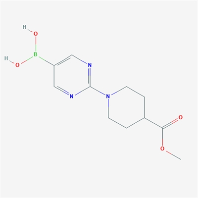 (2-(4-(Methoxycarbonyl)piperidin-1-yl)pyrimidin-5-yl)boronic acid