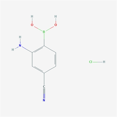 (2-Amino-4-cyanophenyl)boronic acid hydrochloride