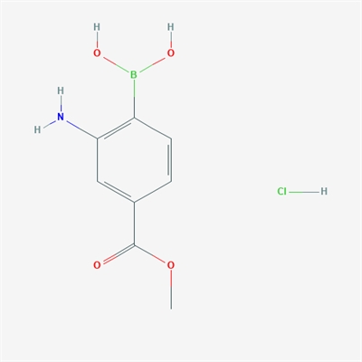 (2-Amino-4-(methoxycarbonyl)phenyl)boronic acid hydrochloride