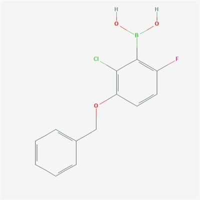 3-Benzyloxy-2-chloro-6-fluorophenylboronic acid