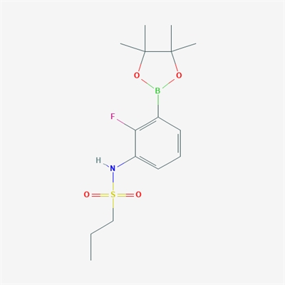 N-(2-Fluoro-3-(4,4,5,5-tetramethyl-1,3,2-dioxaborolan-2-yl)phenyl)propane-1-sulfonamide