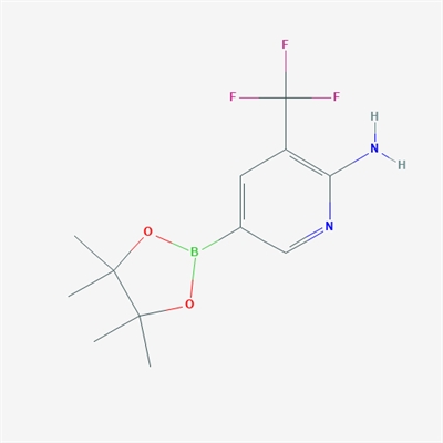 5-(4,4,5,5-Tetramethyl-1,3,2-dioxaborolan-2-yl)-3-(trifluoromethyl)pyridin-2-amine