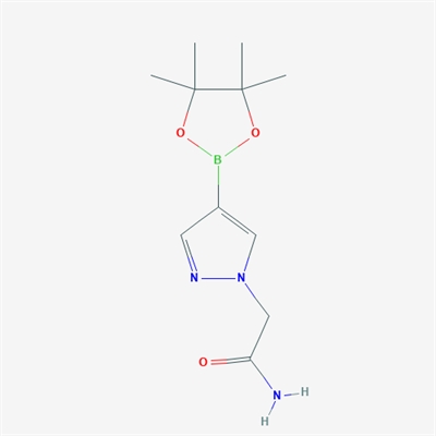 2-(4-(4,4,5,5-Tetramethyl-1,3,2-dioxaborolan-2-yl)-1H-pyrazol-1-yl)acetamide