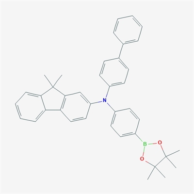  4-[N-[1,1'-biphenyl]-4-yl-N-9,9-diMethyl-9H-Fluoren-2-aMine]phenylboric acid pinacol ester