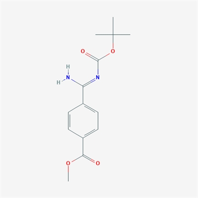 methyl 4-(N-(tert-butoxycarbonyl)carbamimidoyl)benzoate