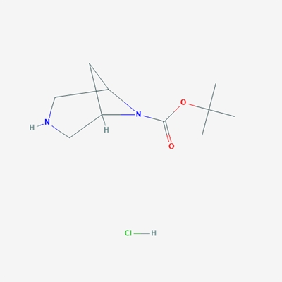 3,6-Diazabicyclo[3.1.1]heptane-6-carboxylic acid, 1,1-dimethylethyl ester, hydrochloride (1:1)