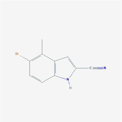 1H-Indole-2-carbonitrile, 5-bromo-4-methyl-