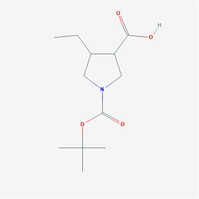 1,3-Pyrrolidinedicarboxylic acid, 4-ethyl-, 1-(1,1-dimethylethyl) ester 
