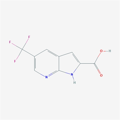 1H-Pyrrolo[2,3-b]pyridine-2-carboxylic acid, 5-(trifluoromethyl)- 
