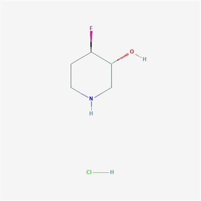 3-Piperidinol, 4-fluoro-, hydrochloride (1:1), (3R,4R)-rel-