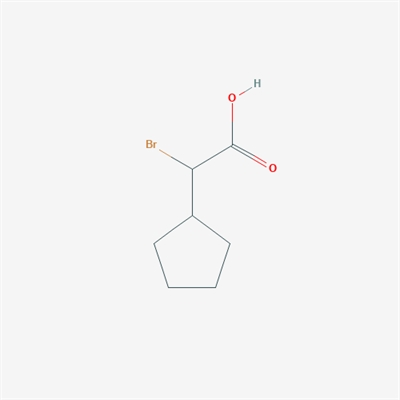 Cyclopentaneacetic acid, α-bromo-