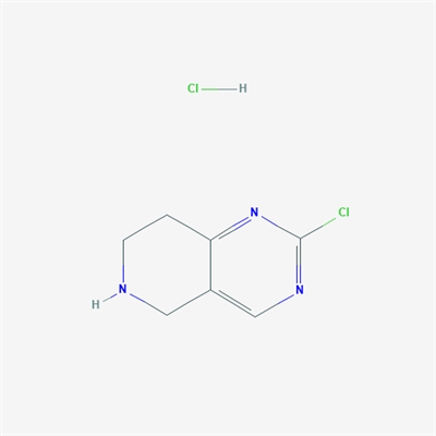 Pyrido[4,3-d]pyrimidine, 2-chloro-5,6,7,8-tetrahydro-, hydrochloride (1:1) 
