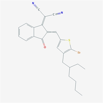 2-(2-((5-bromo-4-(2-ethylhexyl)thiophen-2-yl)methylene)-3-oxo-2,3-dihydro-1H-inden-1-ylidene)malononitrile