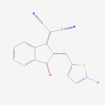 2-(2-((5-bromothiophen-2-yl)methylene)-3-oxo-2,3-dihydro-1H-inden-1-ylidene)malononitrile