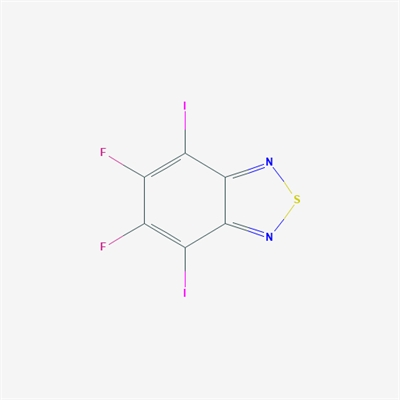 5,6-difluoro-4,7-diiodobenzo[c]-[1,2,5]thiadiazole