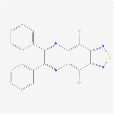 4,9-Dibromo-6,7-diphenyl-2-thia-1,3,5,8-tetraaza-cyclopenta[b]naphthalene