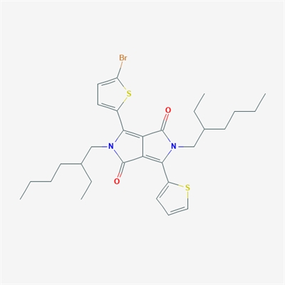 3-(5-Bromo-thiophen-2-yl)-2,5-bis-(2-ethyl-hexyl)-6-thiophen-2-yl-2,5-dihydro-pyrrolo[3,4-c]pyrrole-1,4-dione