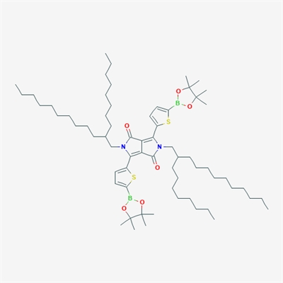 3,6-bis(5-(4,4,5,5-tetramethyl-1,3,2-dioxaborolan-2-yl)thiophen-2-yl)-2,5-bis(2-octyldodecyl)pyrrolo[3,4-c]pyrrole-1,4(2H,5H)-dione