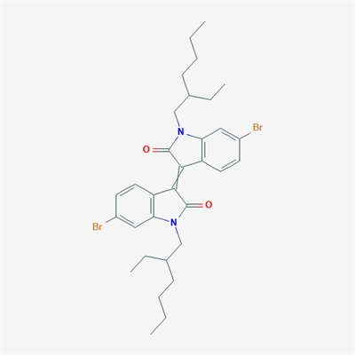 6,6'-Dibromo-1,1'-bis(2-ethylhexyl)-[3,3'-biindolinylidene]-2,2'-dione