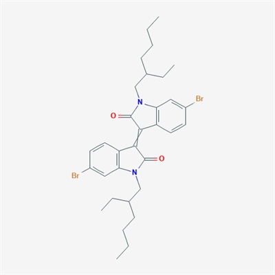 6,6'-Dibromo-1,1'-bis(2-ethylhexyl)-[3,3'-biindolinylidene]-2,2'-dione