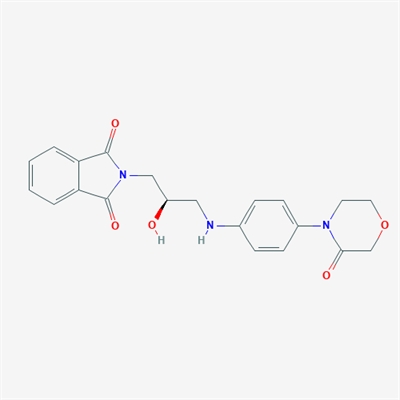 (R)-2-(2-Hydroxy-3-((4-(3-oxomorpholino)phenyl)amino)propyl)isoindoline-1,3-dione