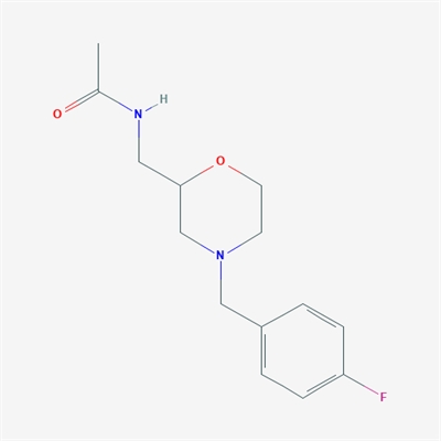 N-((4-(4-Fluorobenzyl)morpholin-2-yl)methyl)acetamide