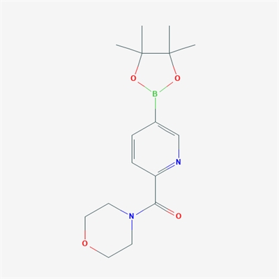 Morpholino(5-(4,4,5,5-tetramethyl-1,3,2-dioxaborolan-2-yl)pyridin-2-yl)methanone