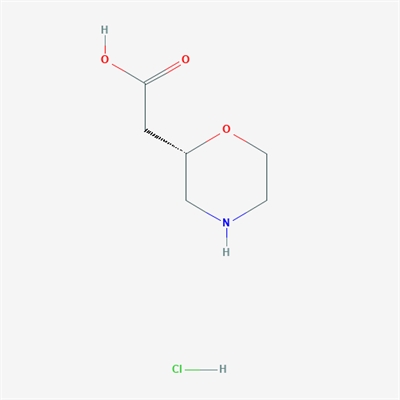 (S)-2-(Morpholin-2-yl)acetic acid hydrochloride
